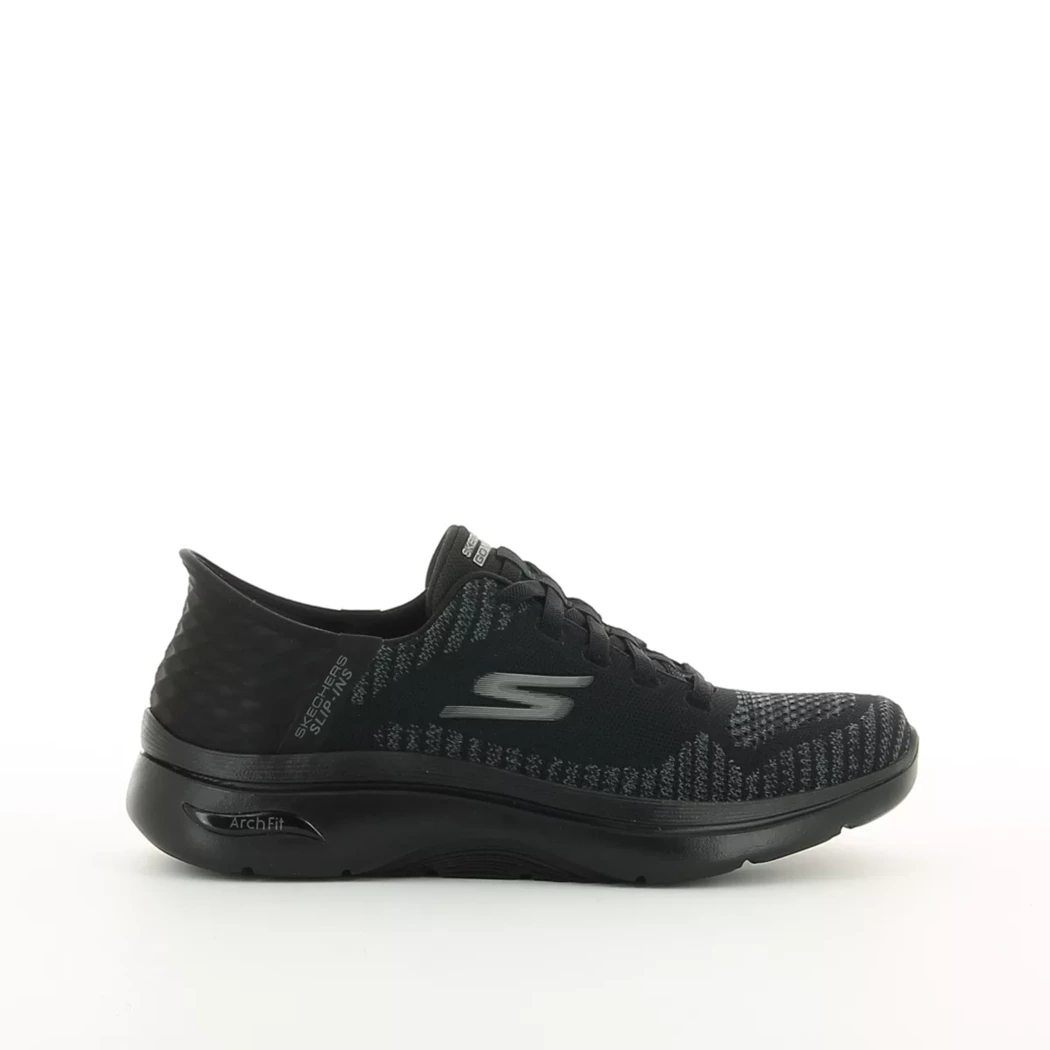 Image (2) de la chaussures Skechers - Baskets Noir en Textile Image (2) de la chaussures Skechers - Baskets Noir en Textile