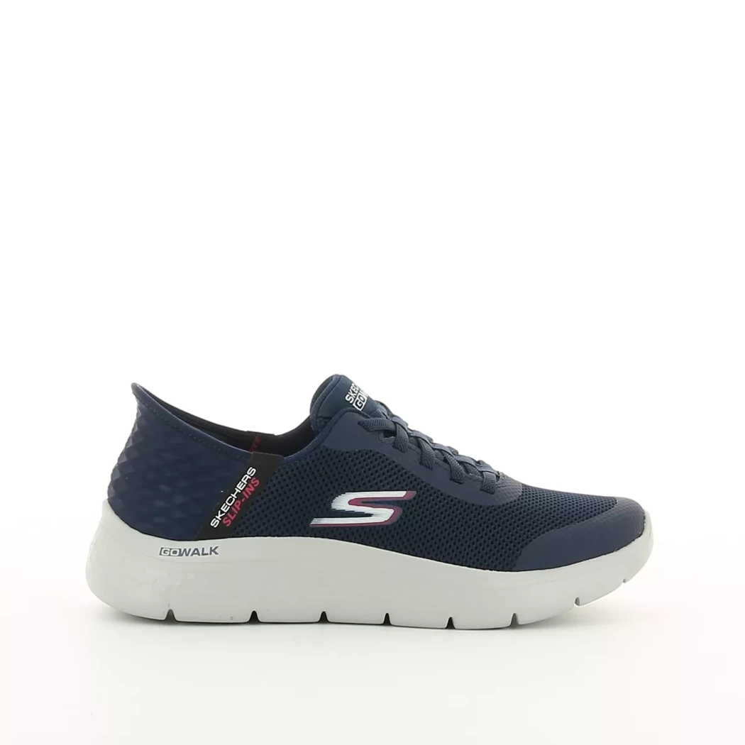 Image (2) de la chaussures Skechers - Baskets Bleu en Textile
