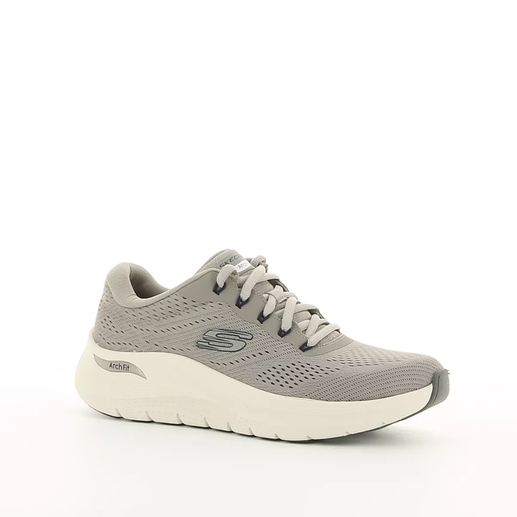 Image (1) de la chaussures Skechers - Baskets Taupe en Textile Image (1) de la chaussures Skechers - Baskets Taupe en Textile