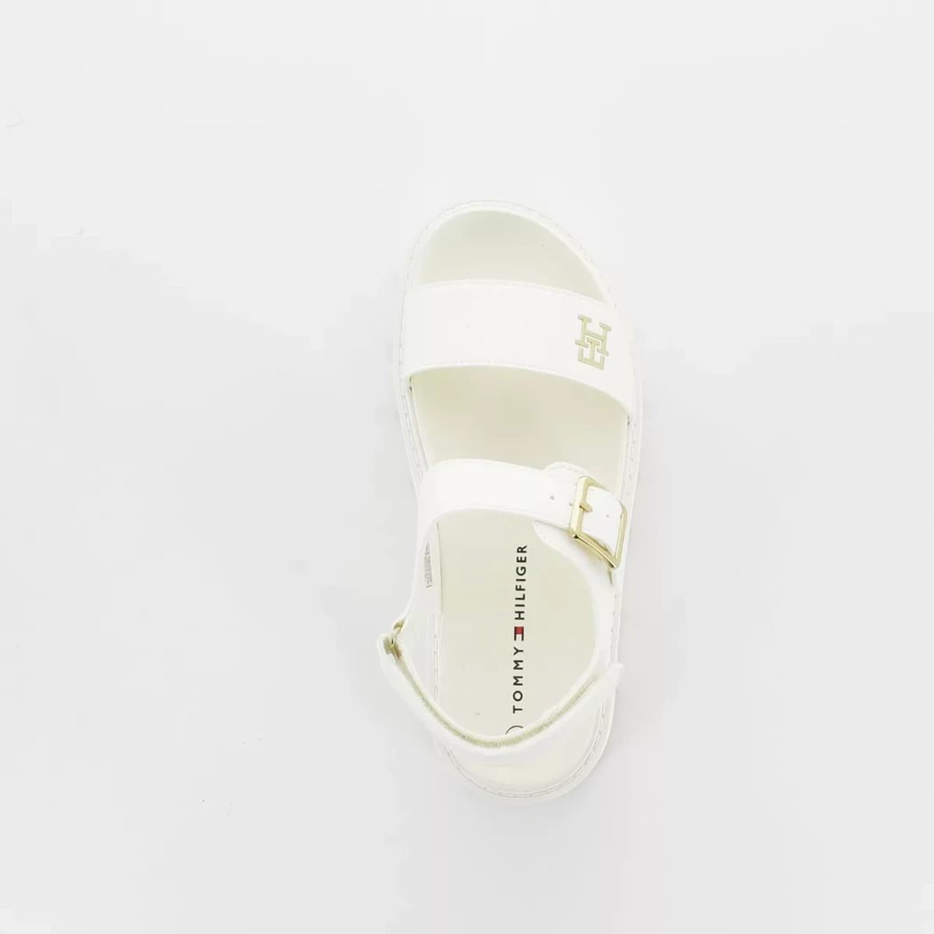 Image (6) de la chaussures Tommy Hilfiger - Sandales et Nu-Pieds Blanc en Cuir synthétique Image (6) de la chaussures Tommy Hilfiger - Sandales et Nu-Pieds Blanc en Cuir synthétique
