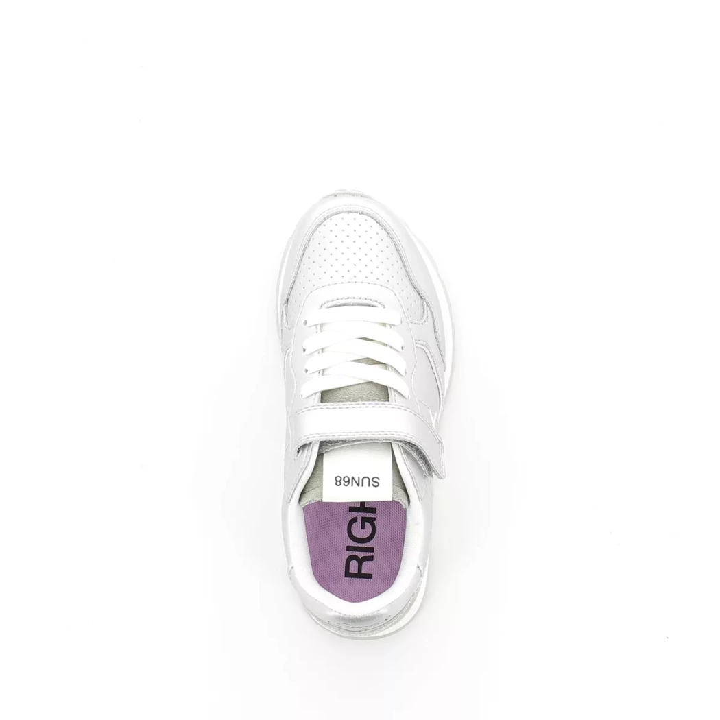 Image (6) de la chaussures Sun68 - Baskets Argent en Cuir Image (6) de la chaussures Sun68 - Baskets Argent en Cuir
