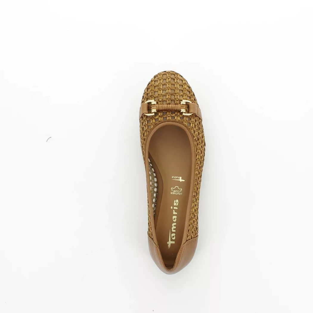 Image (6) de la chaussures Tamaris - Ballerines Cuir naturel / Cognac en Textile Image (6) de la chaussures Tamaris - Ballerines Cuir naturel / Cognac en Textile