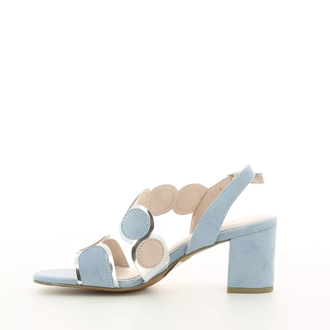 Image (4) de la chaussures Marco Tozzi - Sandales et Nu-Pieds Bleu en Cuir synthétique