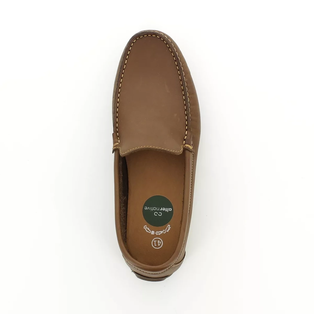 Image (6) de la chaussures Alternative - Mocassins Cuir naturel / Cognac en Cuir