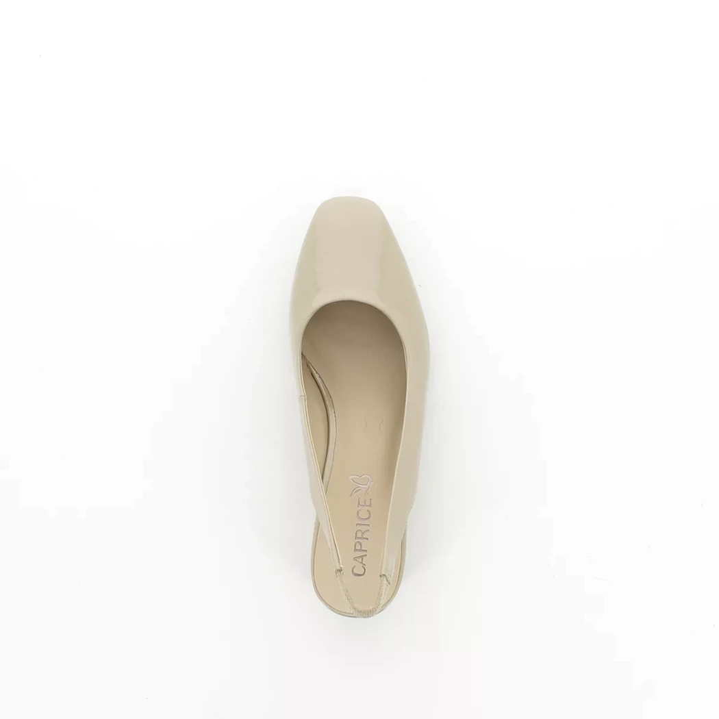Image (6) de la chaussures Caprice - Escarpins Beige en Cuir vernis Image (6) de la chaussures Caprice - Escarpins Beige en Cuir vernis