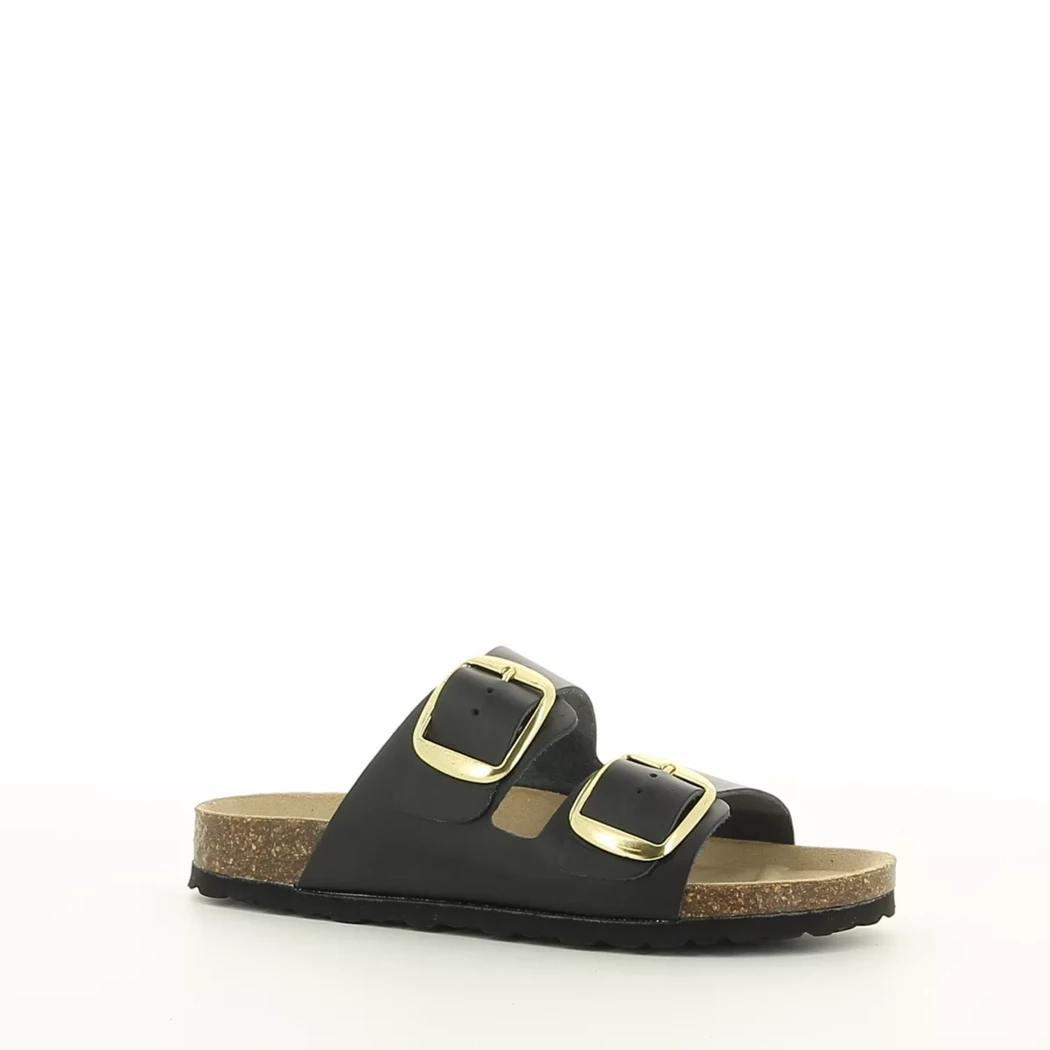 Image (1) de la chaussures Simplement B - Mules et Sabots Noir en Cuir
