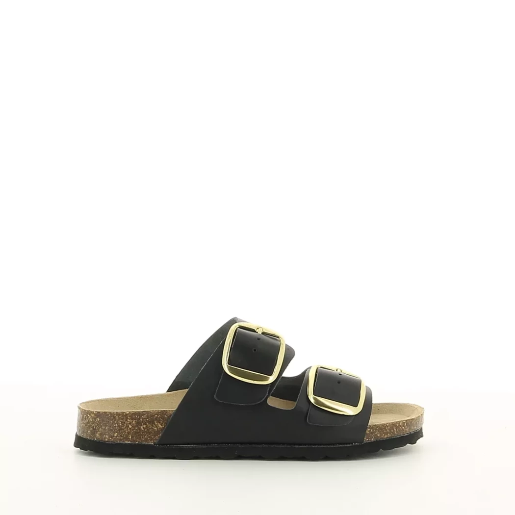 Image (2) de la chaussures Simplement B - Mules et Sabots Noir en Cuir
