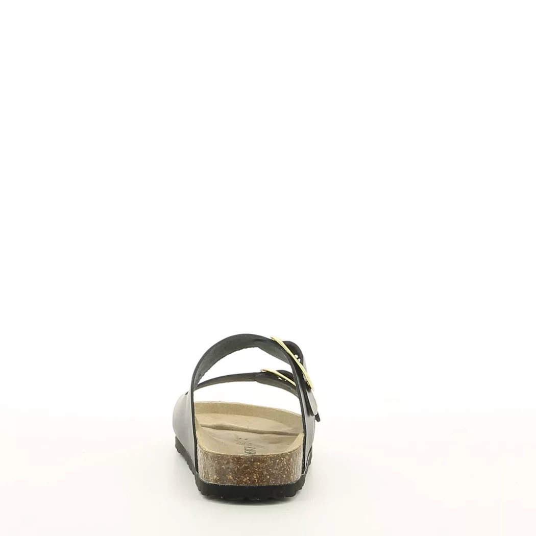 Image (3) de la chaussures Simplement B - Mules et Sabots Noir en Cuir