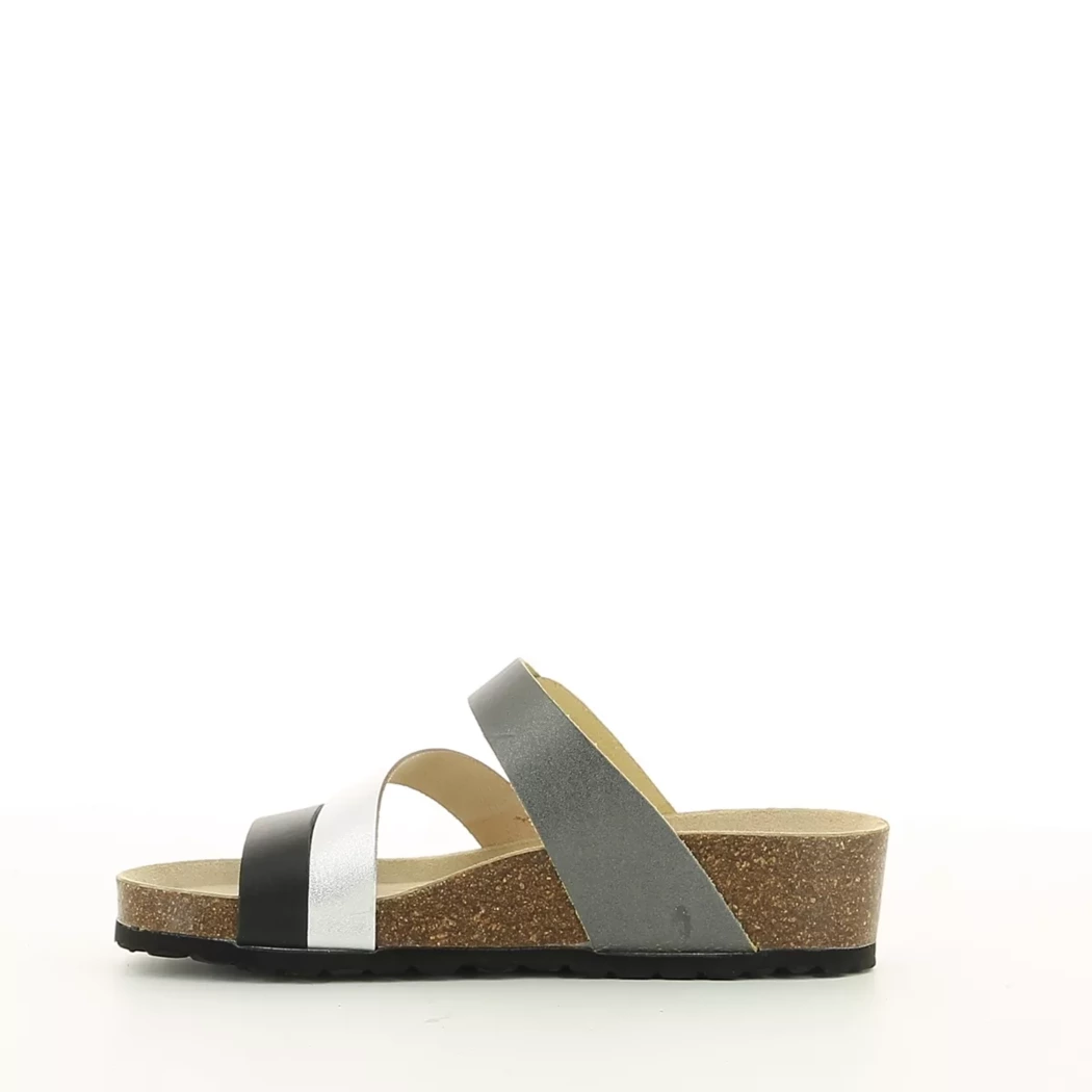 Image (4) de la chaussures Bio Divina - Mules et Sabots Noir en Cuir