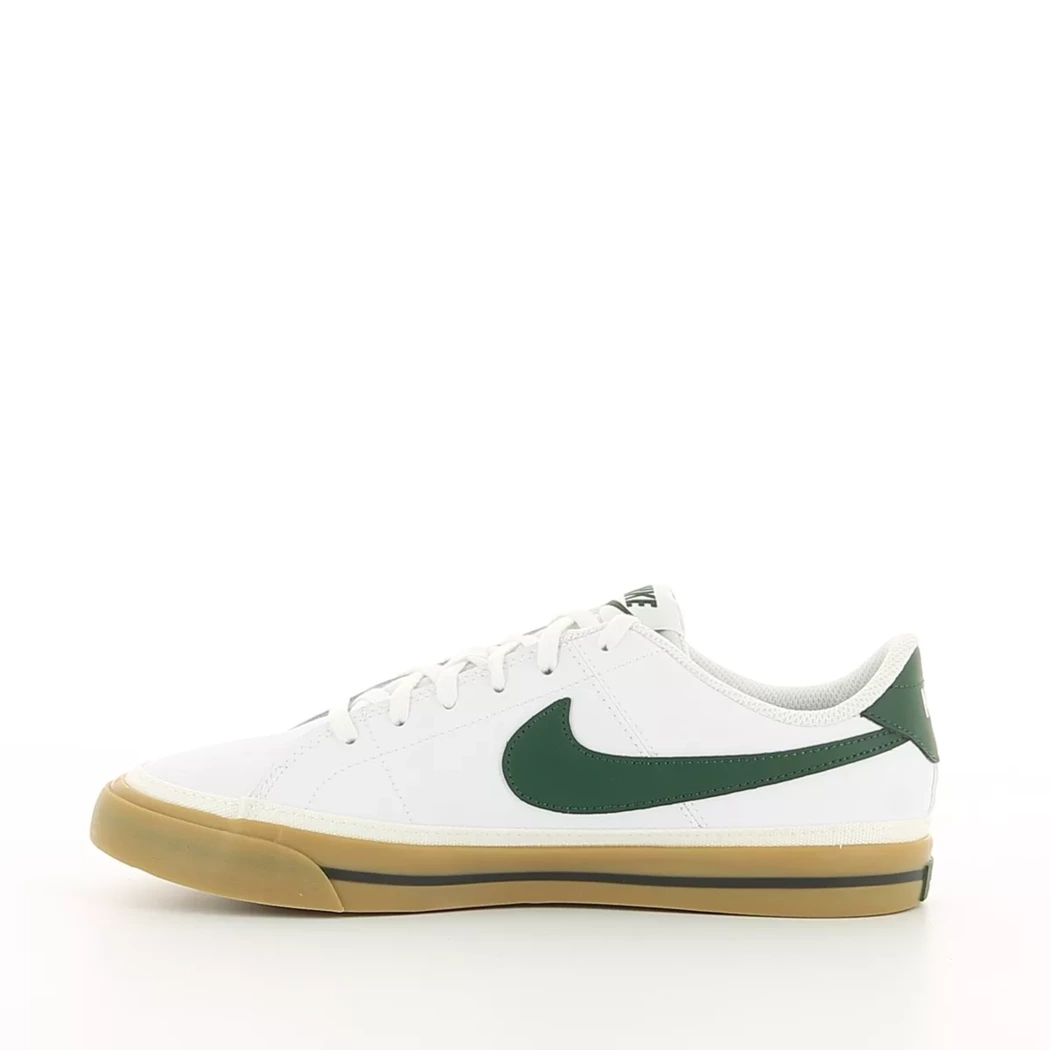 Image (4) de la chaussures Nike - Baskets Blanc en Cuir synthétique