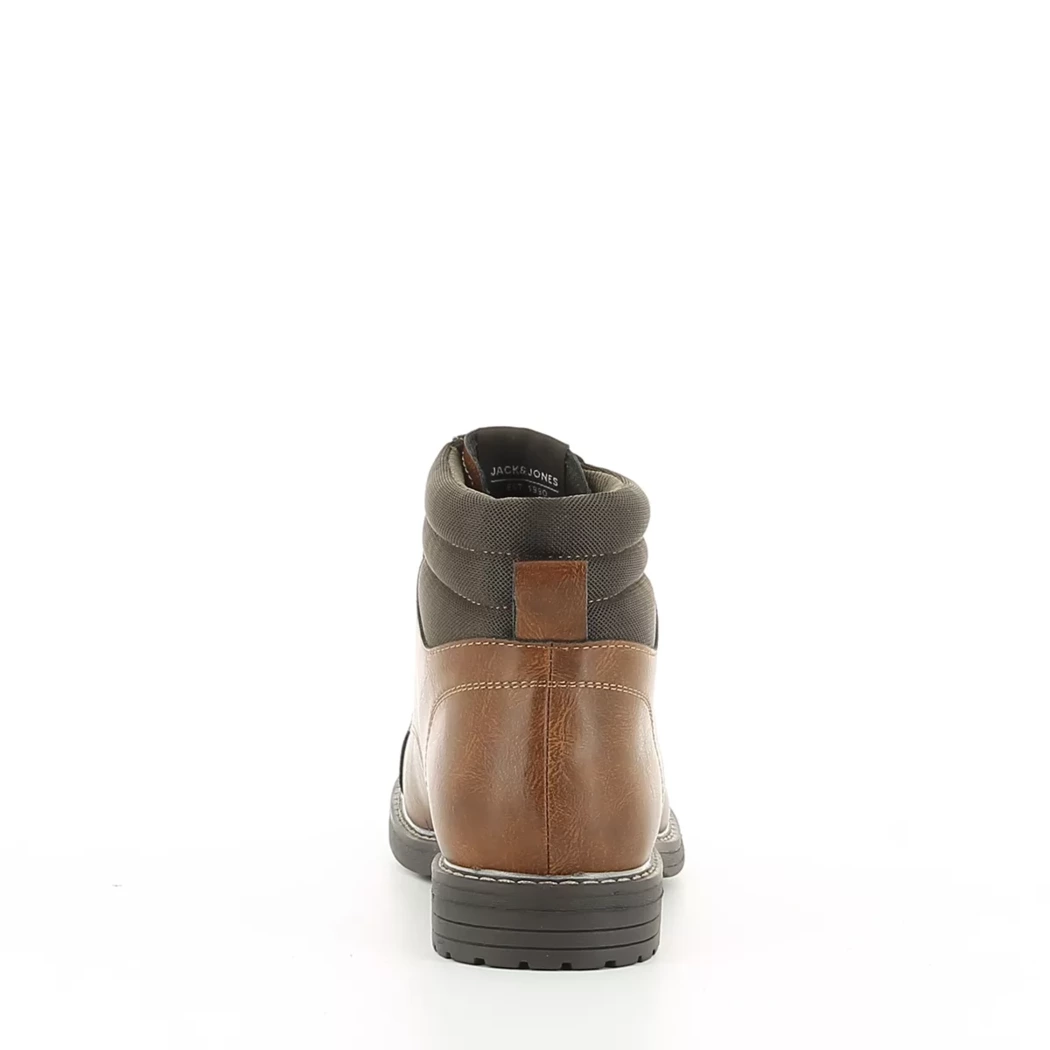 Image (3) de la chaussures Jack & Jones - Bottines Marron en Cuir synthétique Image (3) de la chaussures Jack & Jones - Bottines Marron en Cuir synthétique