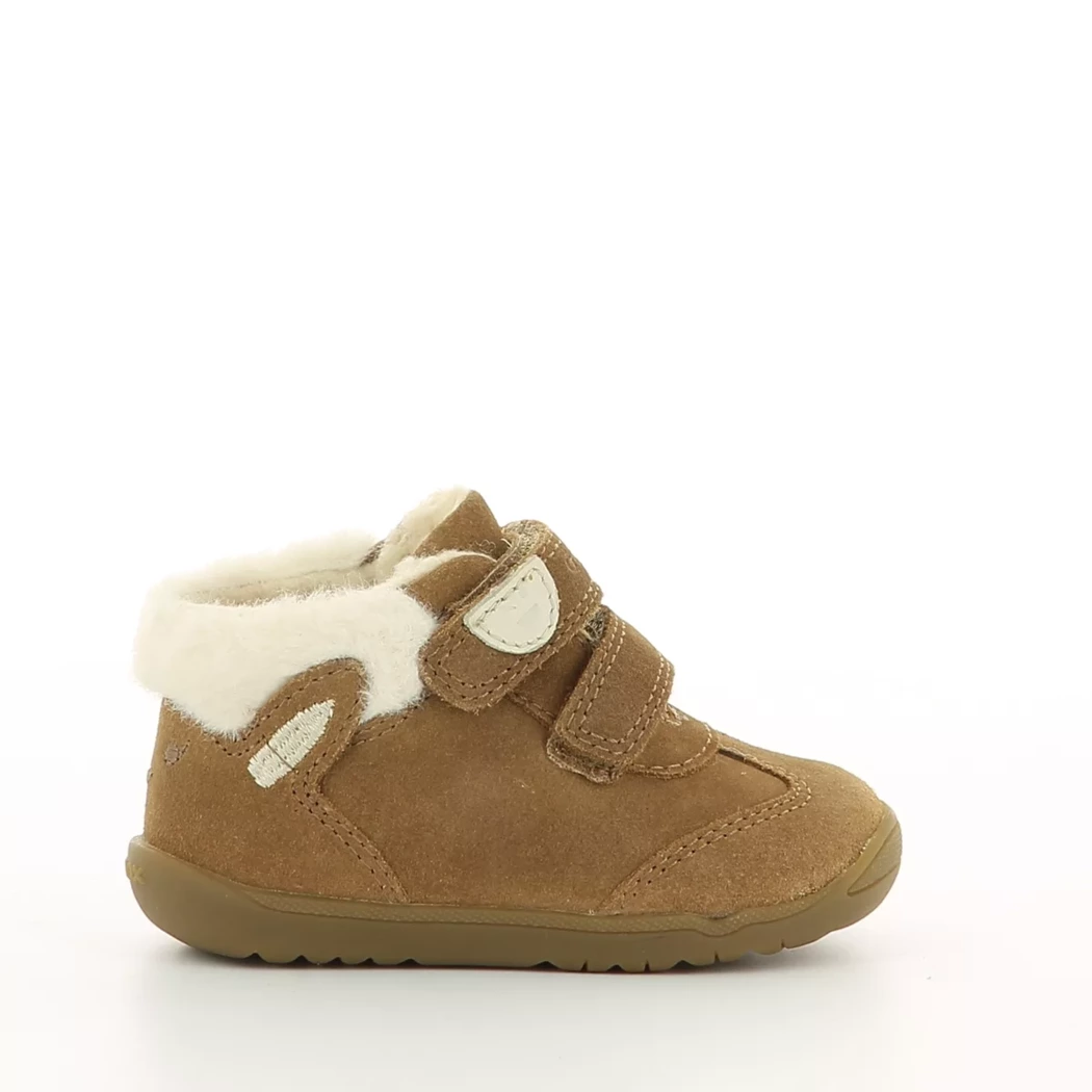 Image (2) de la chaussures Geox - Bottines Cuir naturel / Cognac en Cuir nubuck