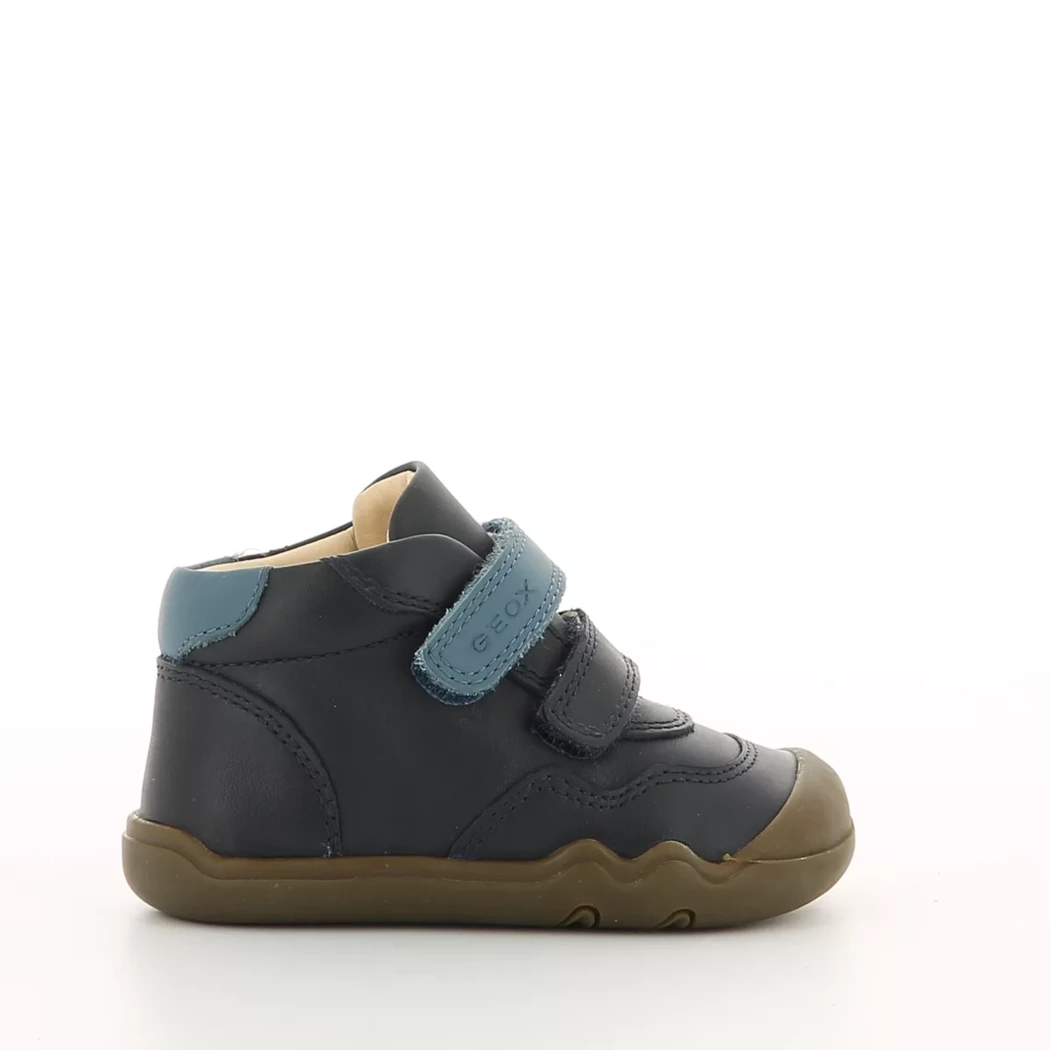 Image (2) de la chaussures Geox - Bottines Bleu en Cuir