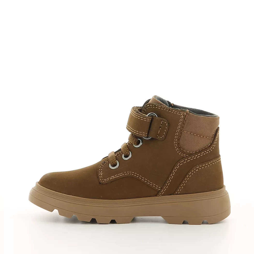 Image (4) de la chaussures Geox - Bottines Cuir naturel / Cognac en Cuir nubuck