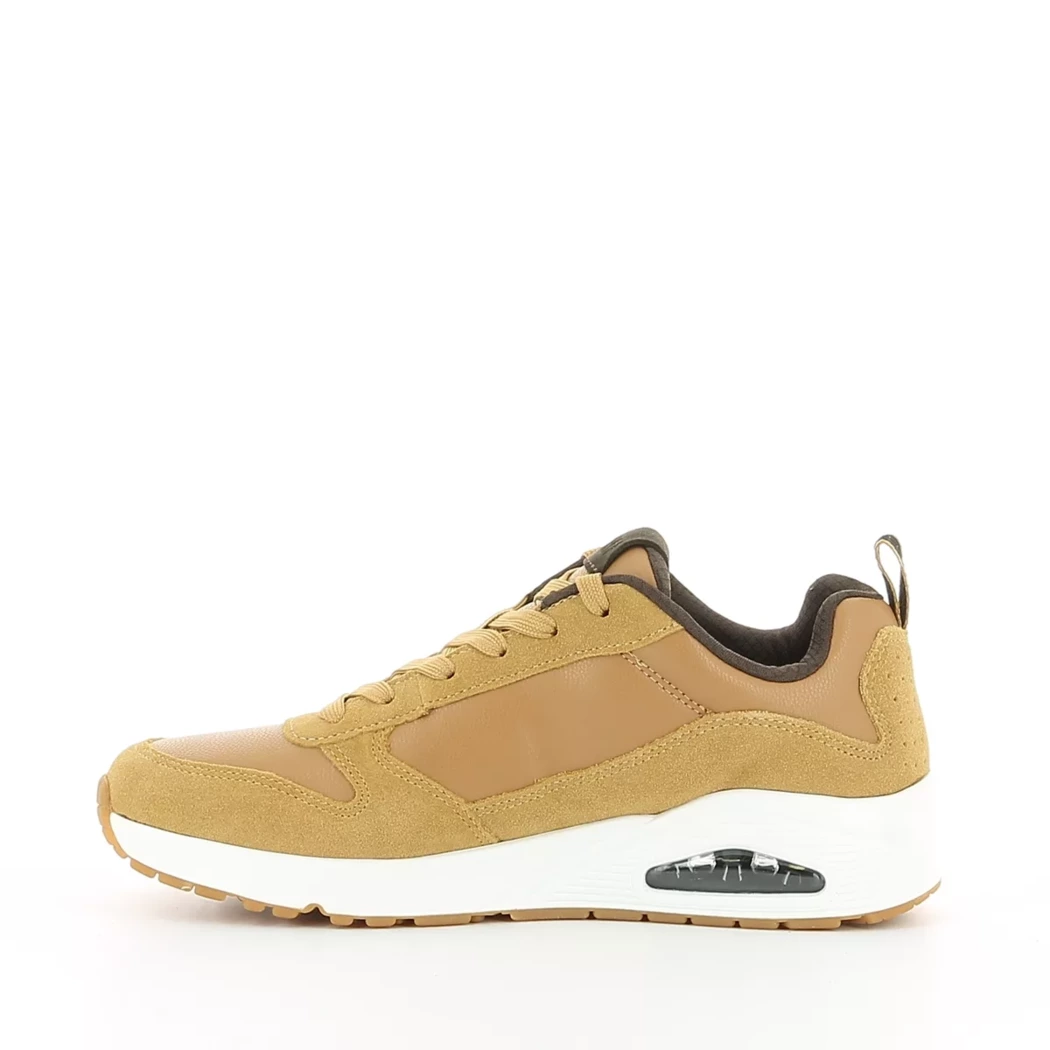 Image (4) de la chaussures Skechers - Baskets Cuir naturel / Cognac en Cuir nubuck