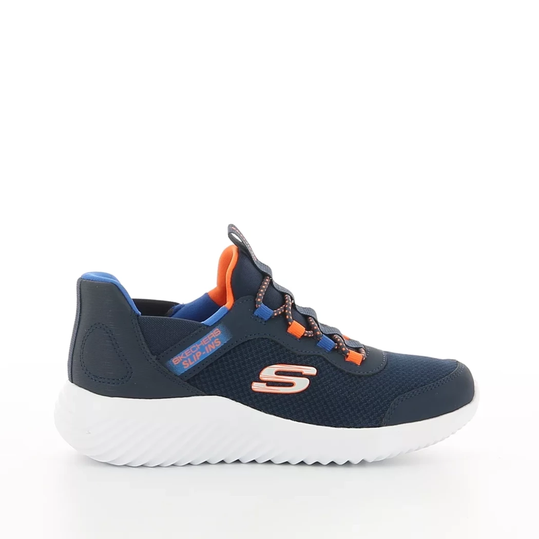 Image (2) de la chaussures Skechers - Baskets Bleu en Textile