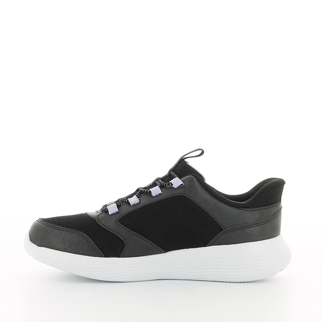 Image (4) de la chaussures Skechers - Baskets Noir en Cuir synthétique