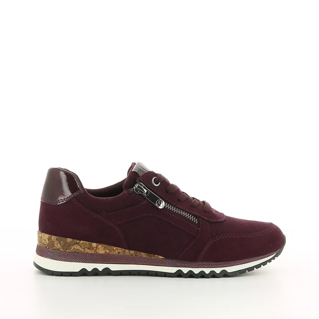 Image (2) de la chaussures Marco Tozzi - Baskets Bordeaux en Cuir synthétique