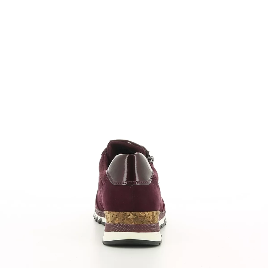 Image (3) de la chaussures Marco Tozzi - Baskets Bordeaux en Cuir synthétique