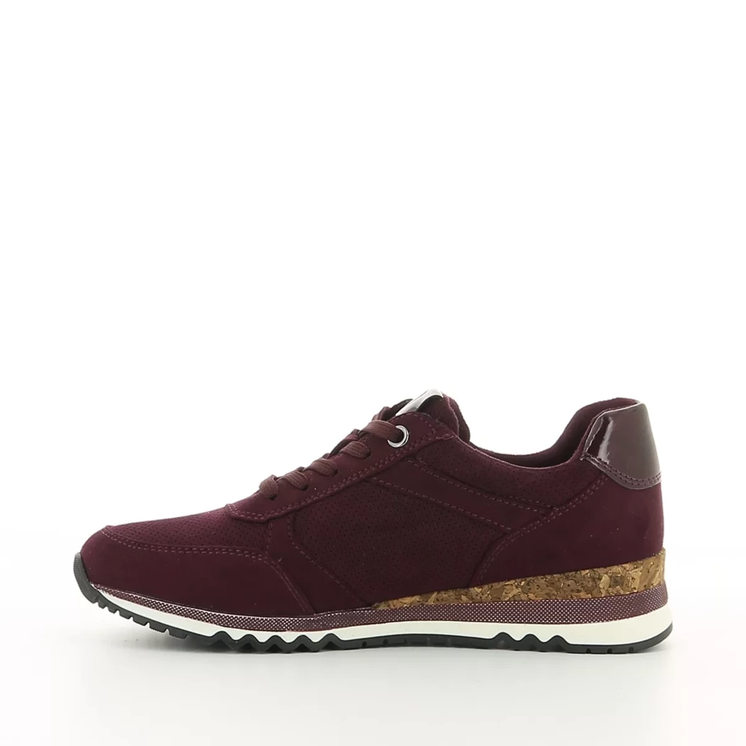 Image (4) de la chaussures Marco Tozzi - Baskets Bordeaux en Cuir synthétique