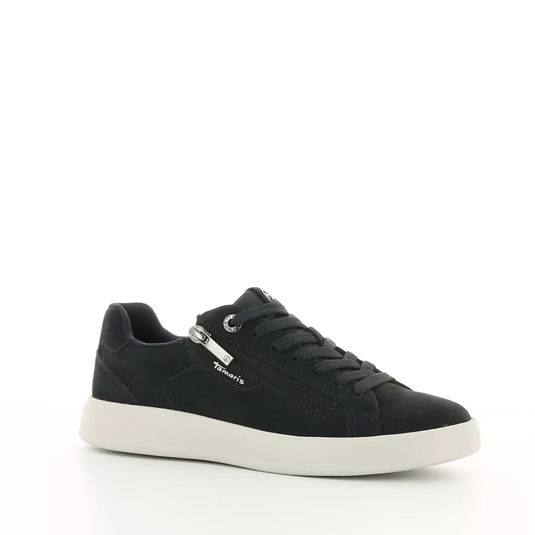 Image (1) de la chaussures Tamaris - Baskets Bleu en Cuir nubuck