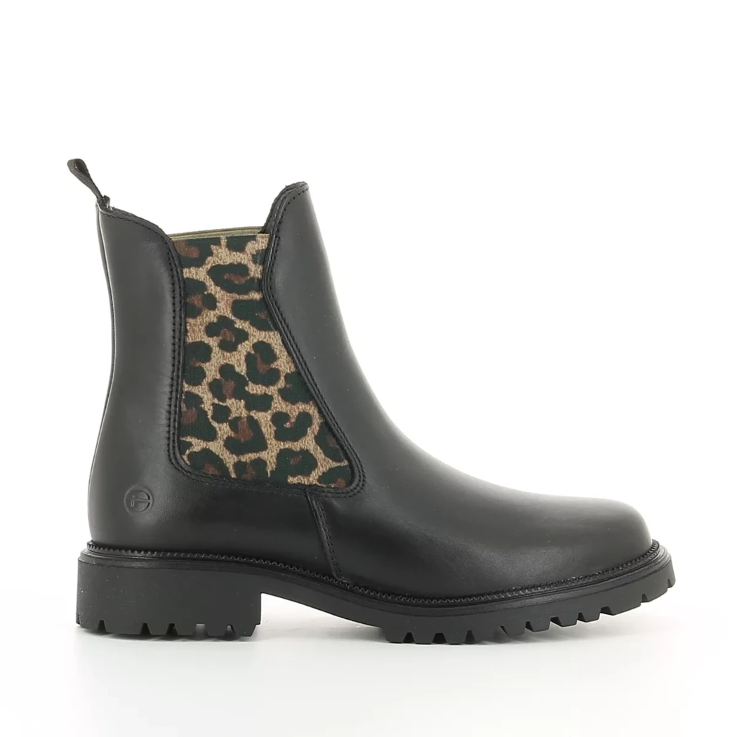 Image (2) de la chaussures Tamaris - Boots Noir en Cuir