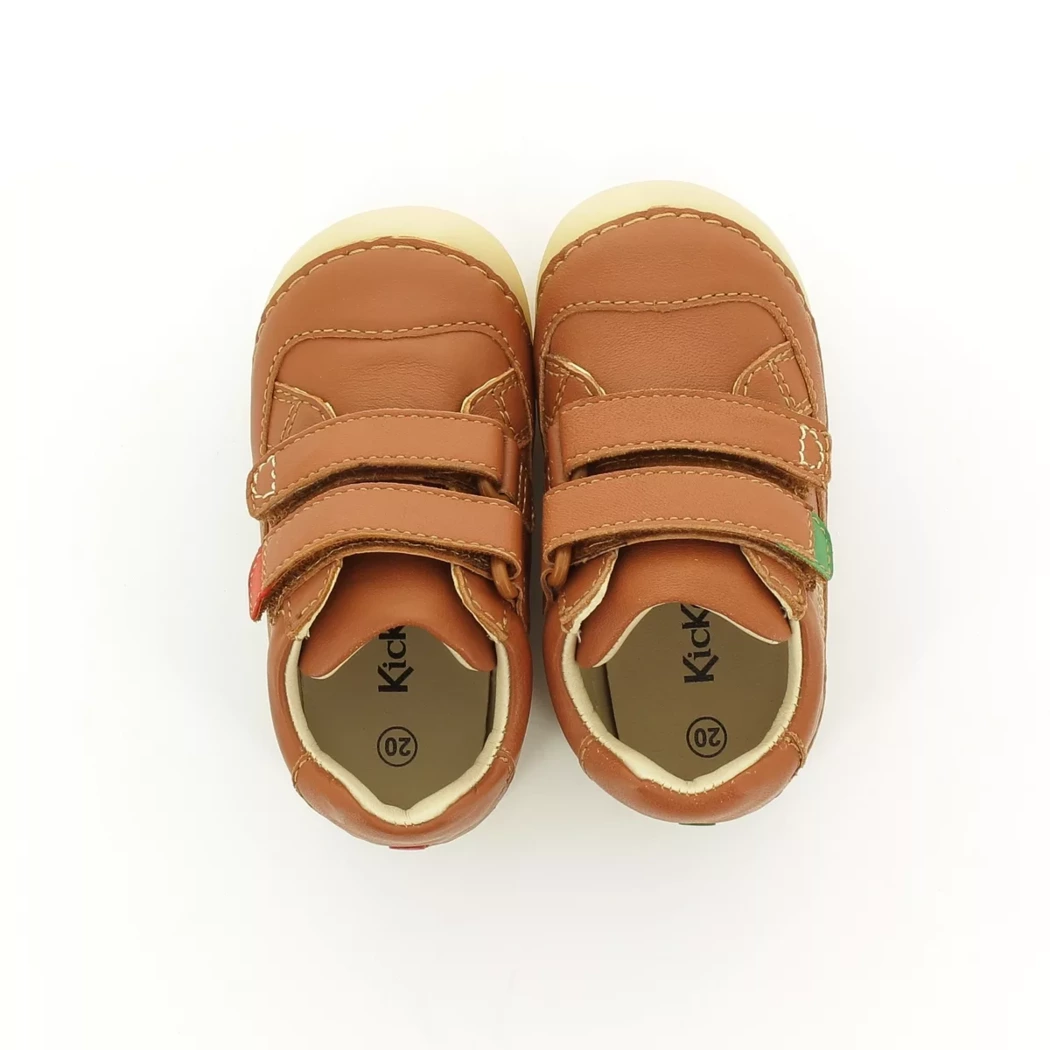 Image (7) de la chaussures Kickers - Bottines Cuir naturel / Cognac en Cuir