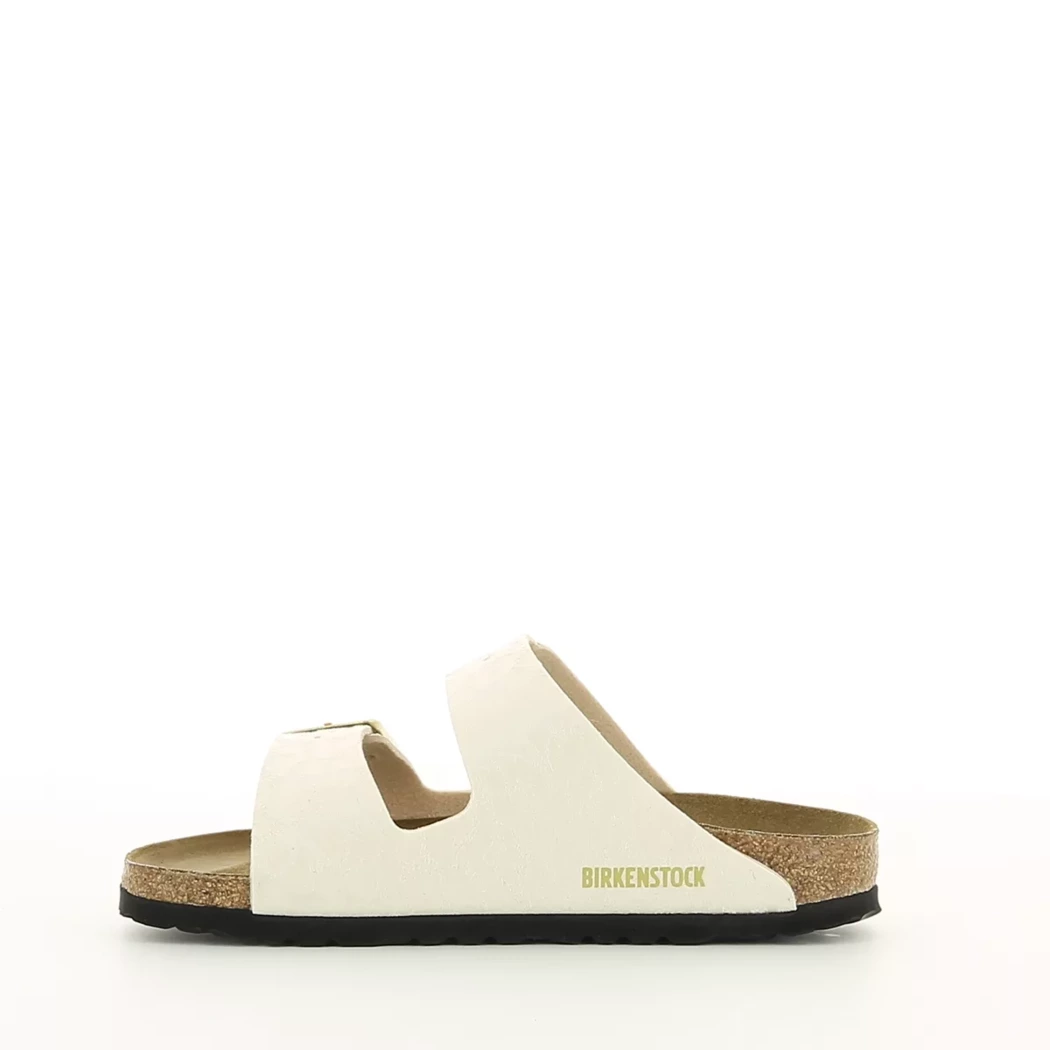Image (4) de la chaussures Birkenstock - Mules et Sabots Blanc en Cuir synthétique Image (4) de la chaussures Birkenstock - Mules et Sabots Blanc en Cuir synthétique