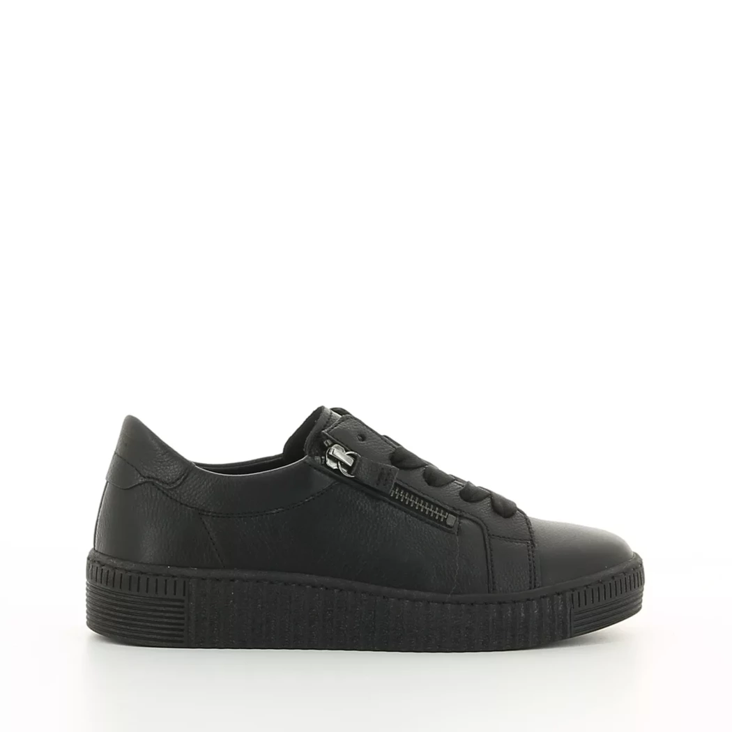 Image (2) de la chaussures Gabor - Baskets Noir en Cuir
