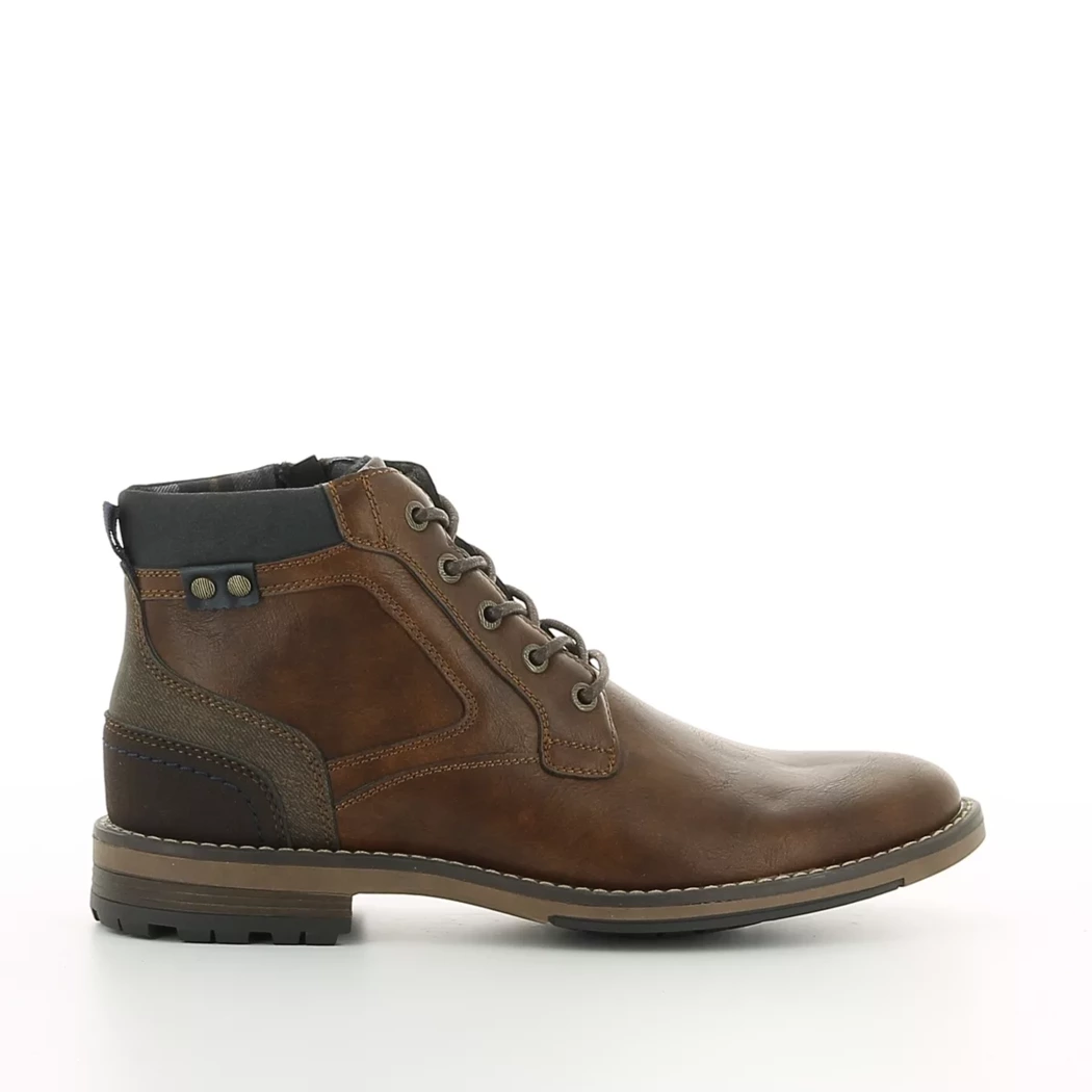 Image (2) de la chaussures Ignazio - Bottines Marron en Cuir synthétique