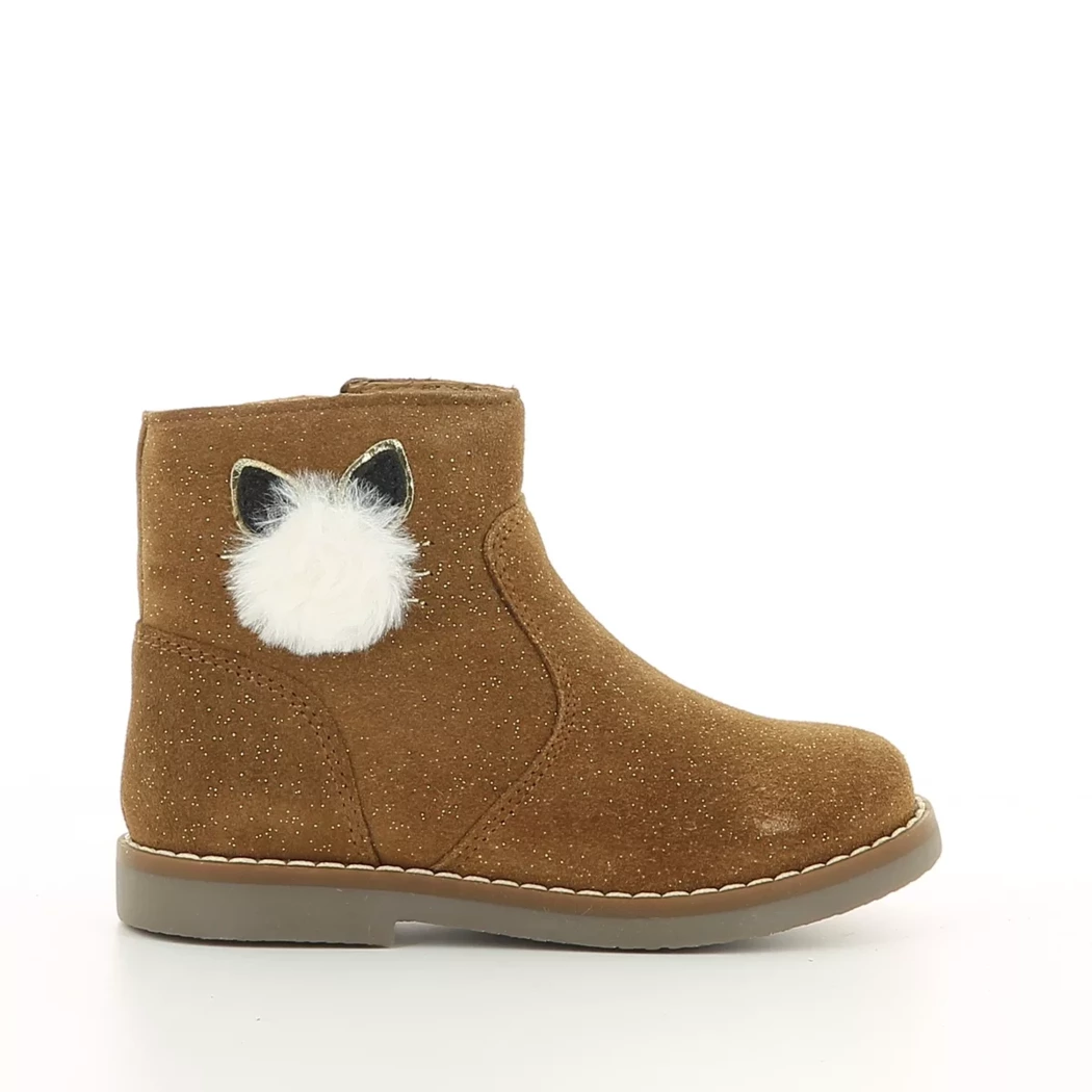 Image (2) de la chaussures Les Fees de Bengale - Boots Cuir naturel / Cognac en Cuir synthétique