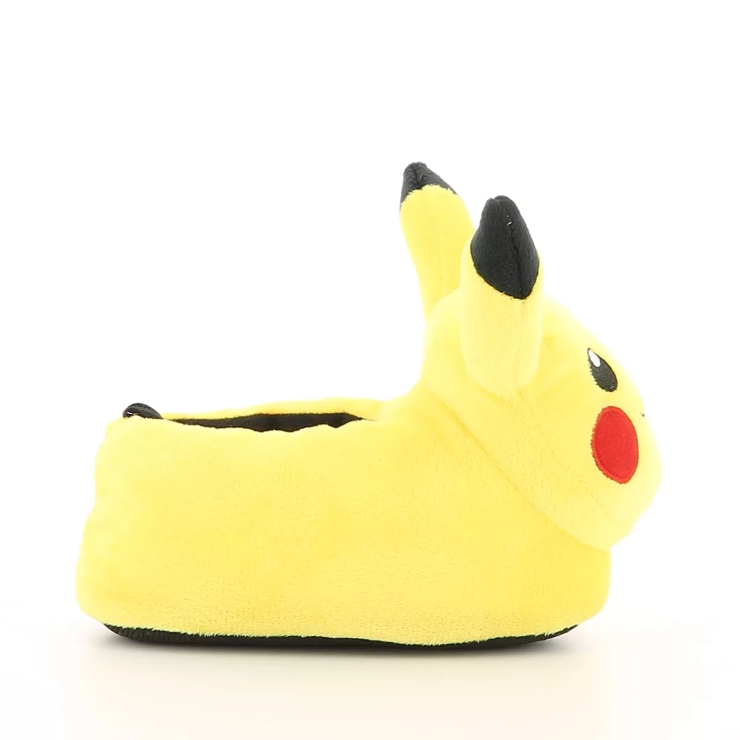 Image (2) de la chaussures Pokemon - Pantoufles et Chaussons Jaune en Textile