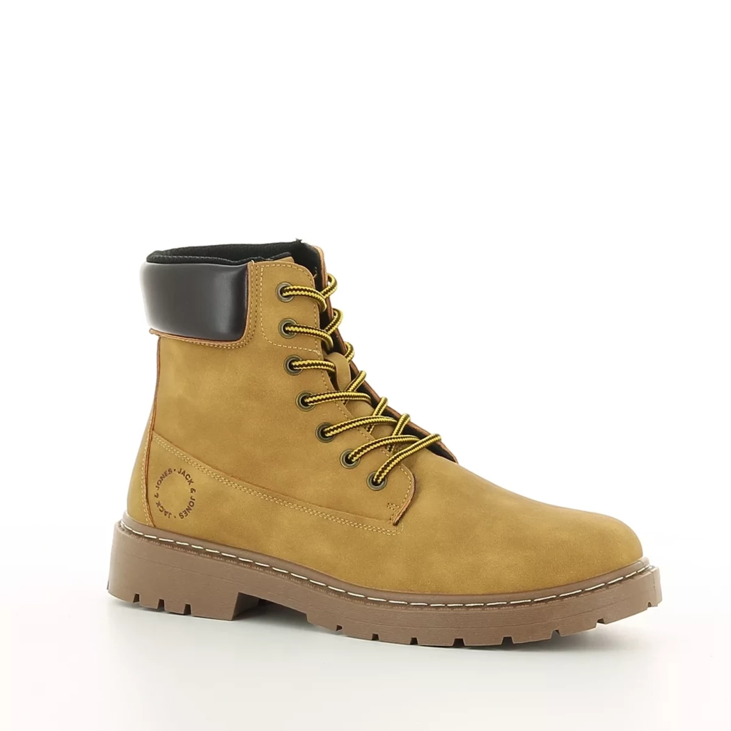 Image (1) de la chaussures Jack & Jones - Bottines Cuir naturel / Cognac en Cuir synthétique