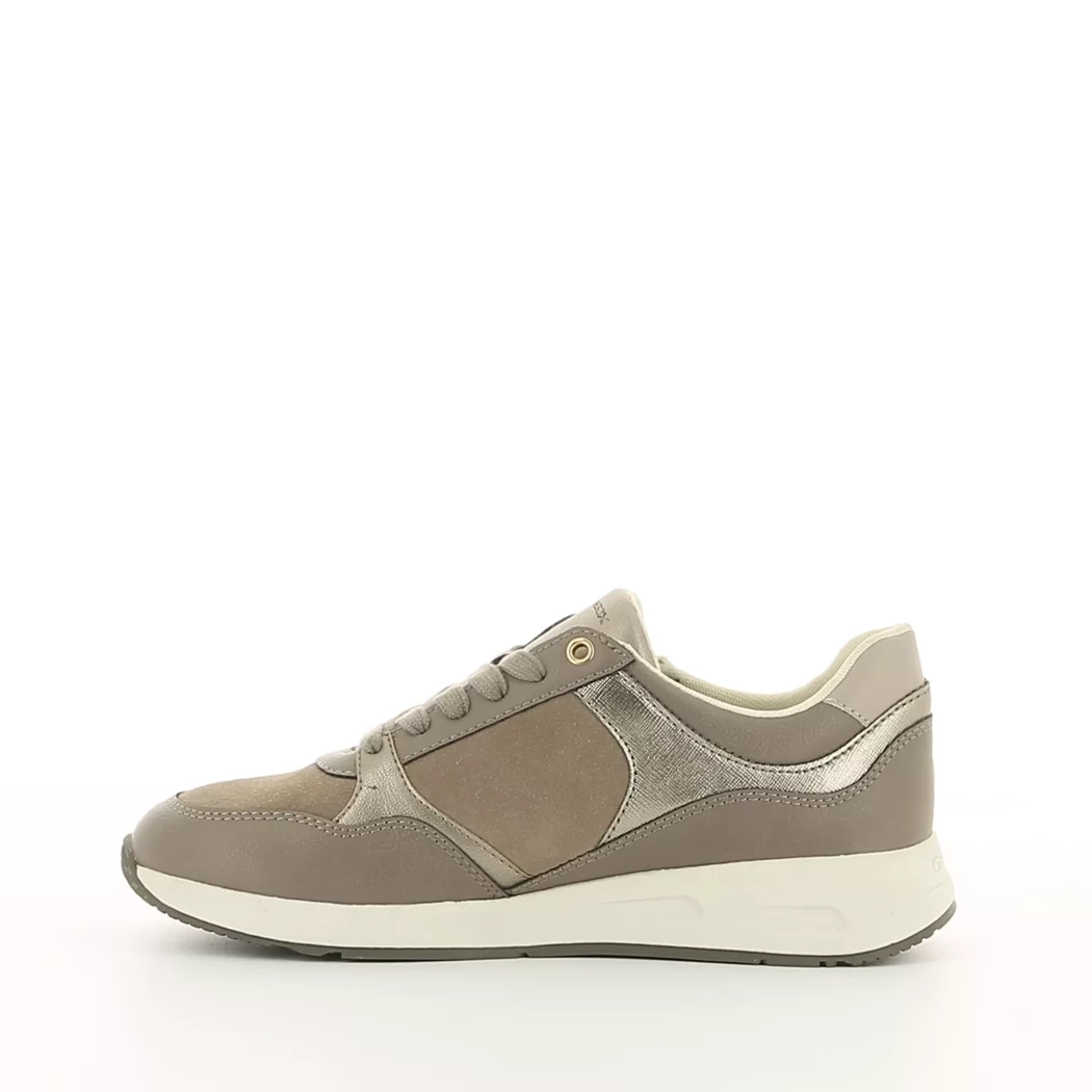 Image (4) de la chaussures Geox - Baskets Taupe en Multi-Matières