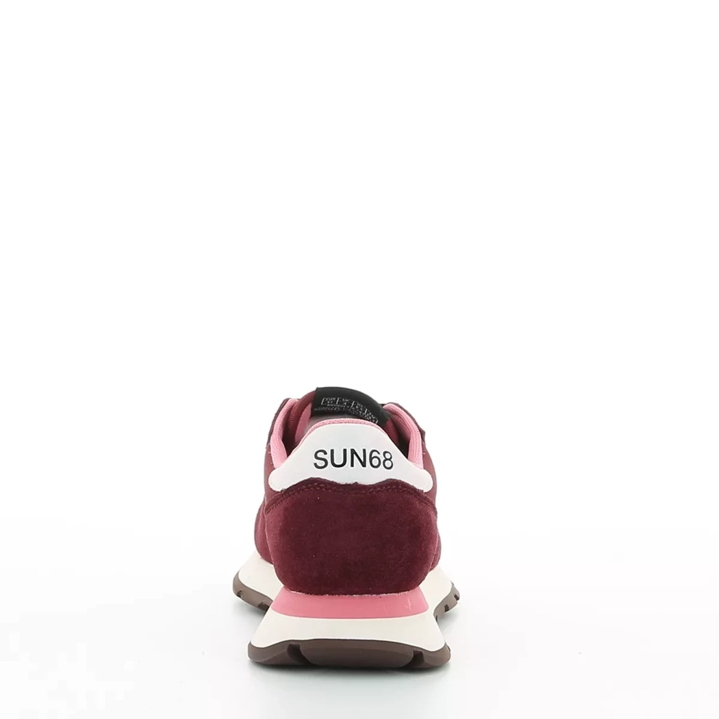 Image (3) de la chaussures Sun68 - Baskets Bordeaux en Cuir nubuck