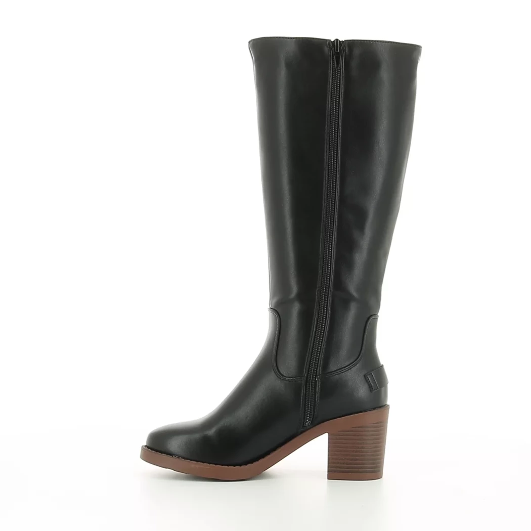 Image (4) de la chaussures Pretty Stories - Bottes Noir en Cuir synthétique