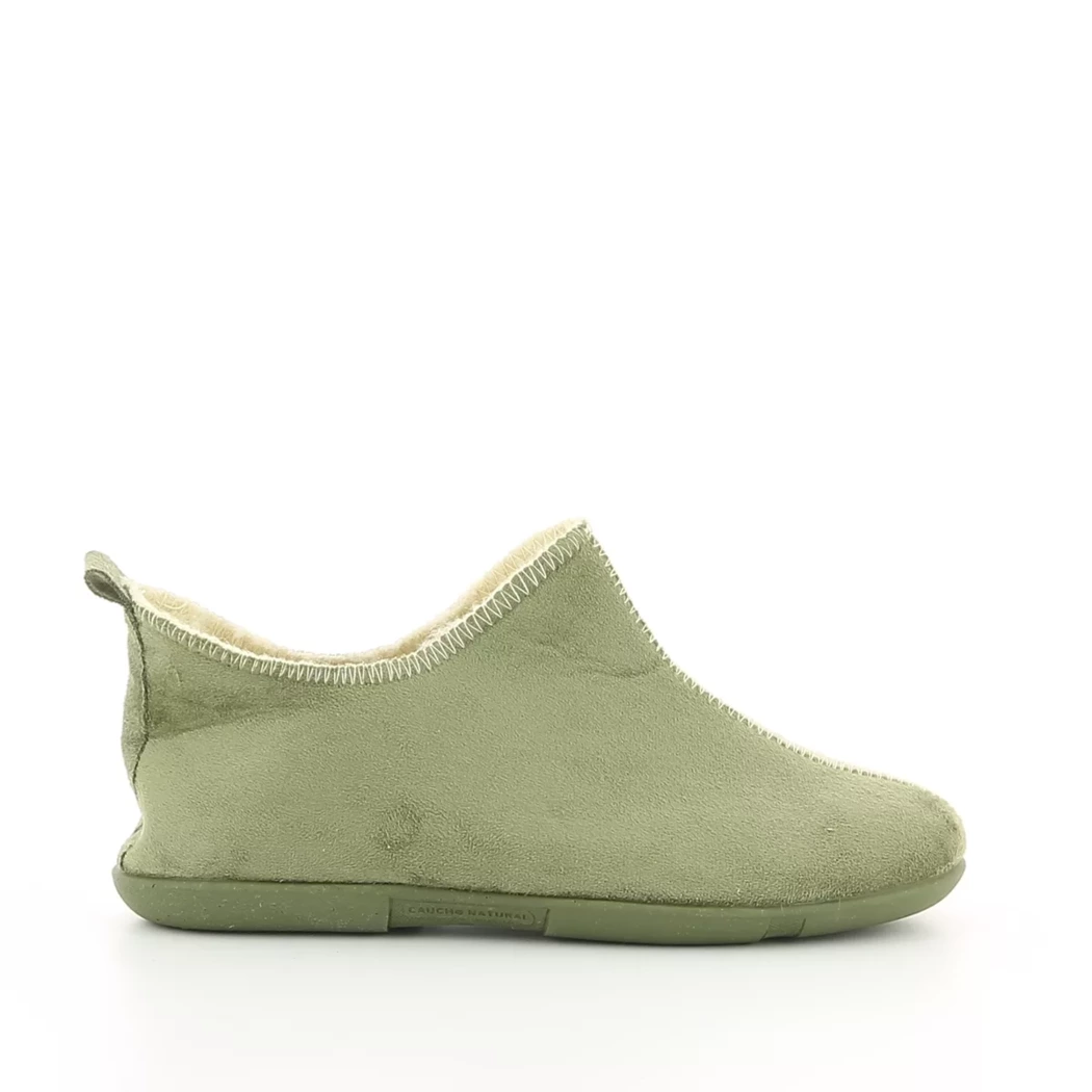 Image (2) de la chaussures OUF!... - Pantoufles et Chaussons Vert en Textile