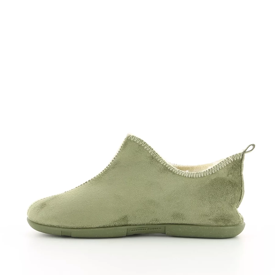 Image (4) de la chaussures OUF!... - Pantoufles et Chaussons Vert en Textile