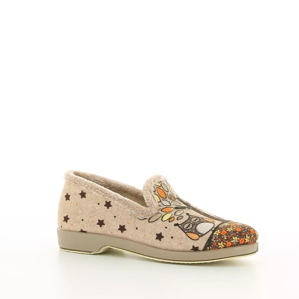 Image (1) de la chaussures OUF!... - Pantoufles et Chaussons Beige en Textile