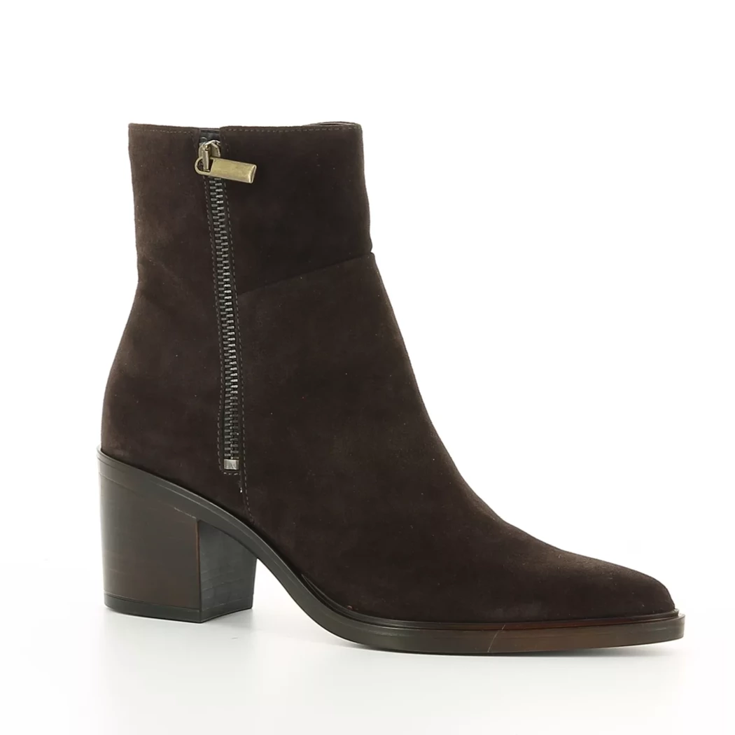 Image (1) de la chaussures Free Monday - Boots Marron en Cuir nubuck