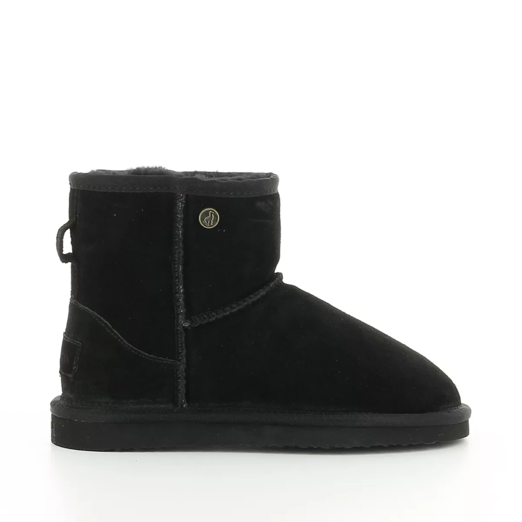 Image (2) de la chaussures Alpacas - Boots Noir en Cuir synthétique