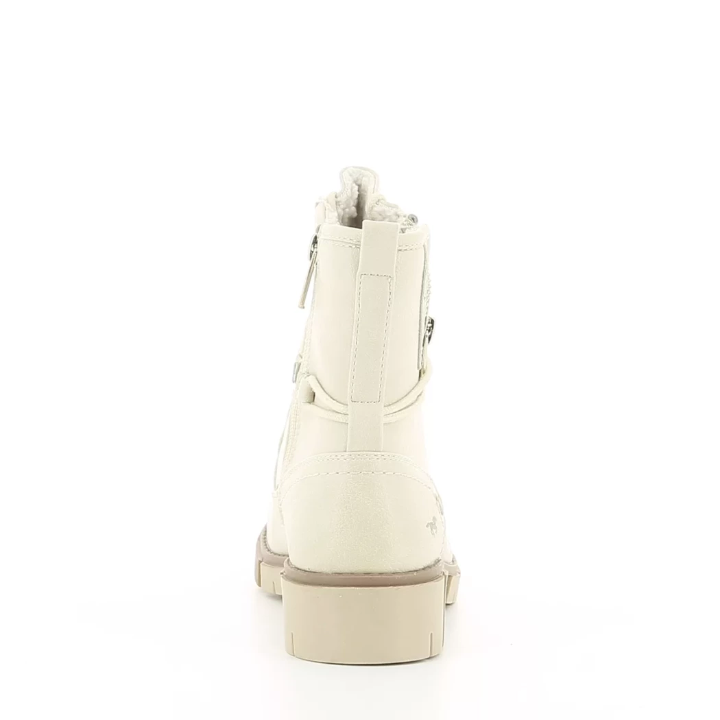 Image (3) de la chaussures Mustang - Bottines Beige en Cuir synthétique