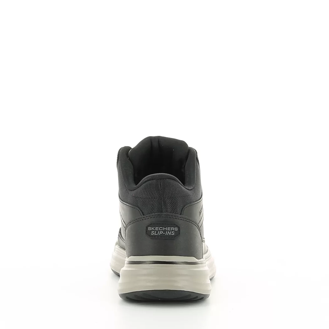 Image (3) de la chaussures Skechers - Bottines Noir en Cuir synthétique