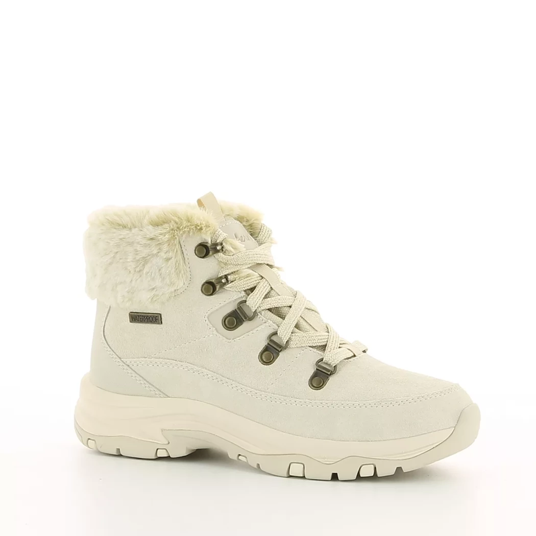 Image (1) de la chaussures Skechers - Bottines Beige en Cuir nubuck