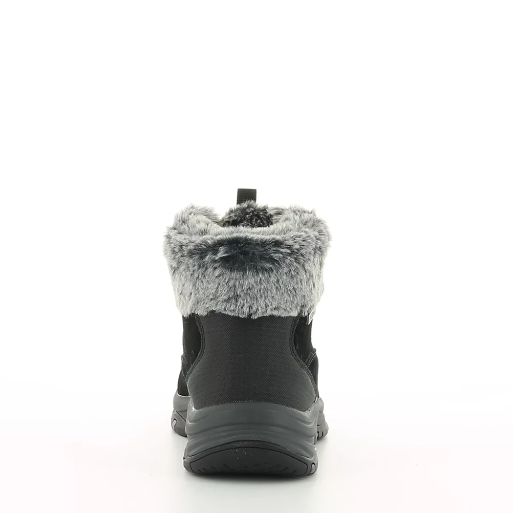 Image (3) de la chaussures Skechers - Bottines Noir en Cuir nubuck