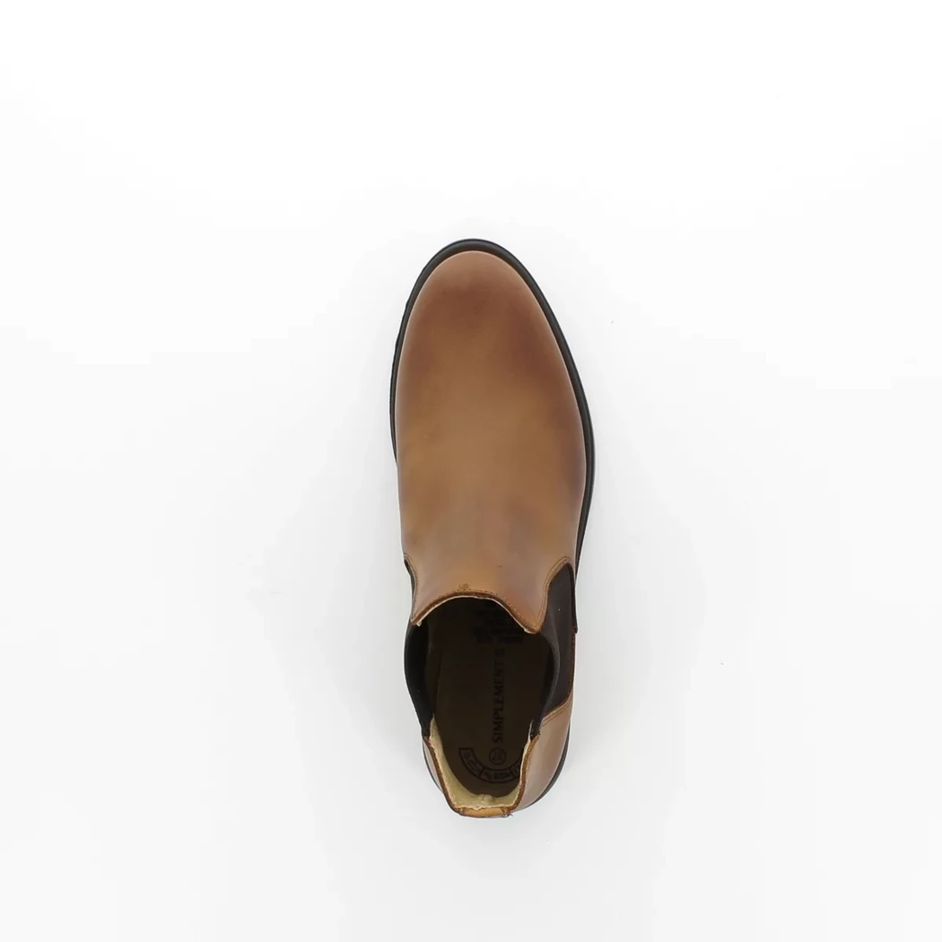 Image (6) de la chaussures Simplement B - Boots Cuir naturel / Cognac en Cuir