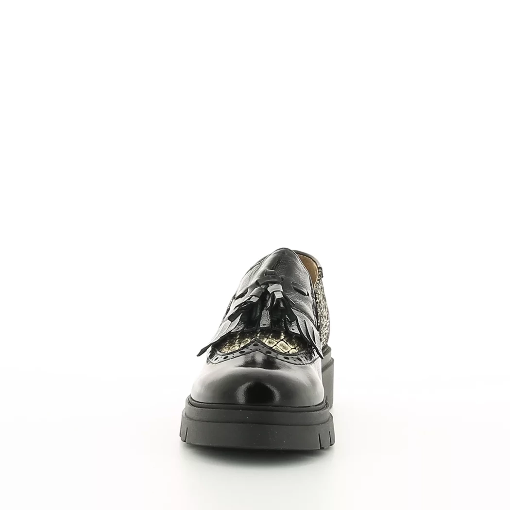 Image (5) de la chaussures Diabolo Studio - Mocassins Noir en Cuir vernis