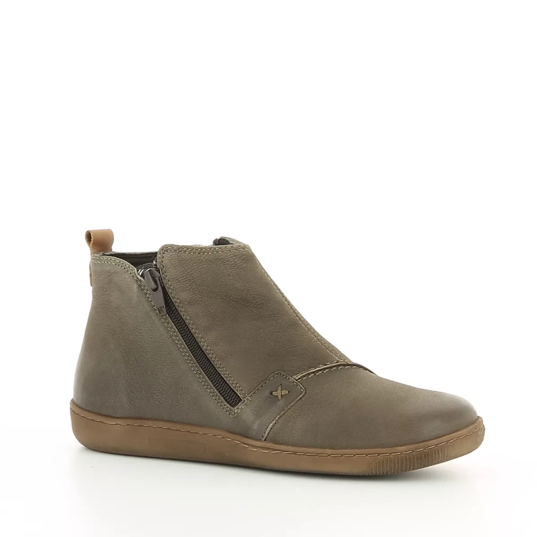 Image (1) de la chaussures Diabolo Studio - Boots Taupe en Cuir