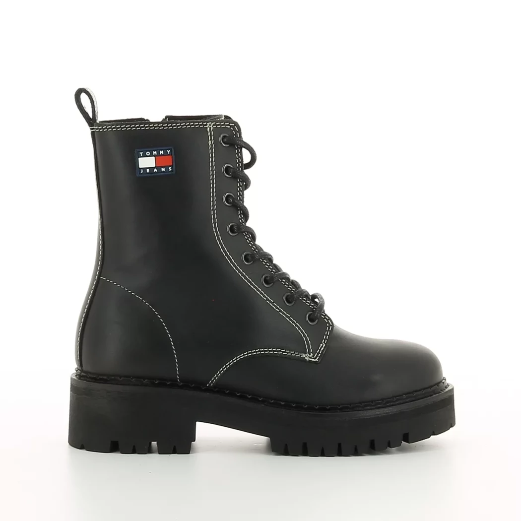 Image (2) de la chaussures Tommy jeans - Bottines Noir en Cuir