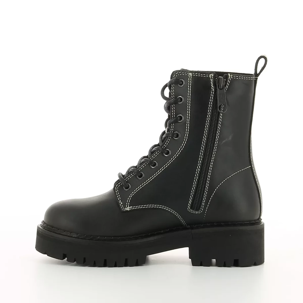 Image (4) de la chaussures Tommy jeans - Bottines Noir en Cuir